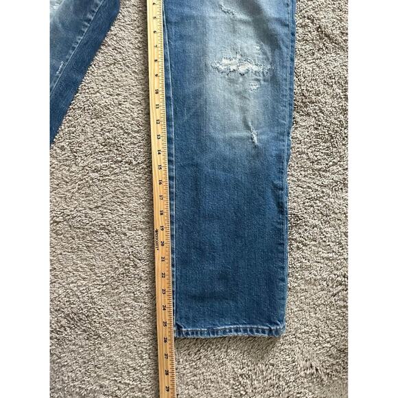 Closed ‘Pedal Pusher’ Women’s‎ Distressed Straight Slouchy Jeans Sz 27 - Picture 9 of 10